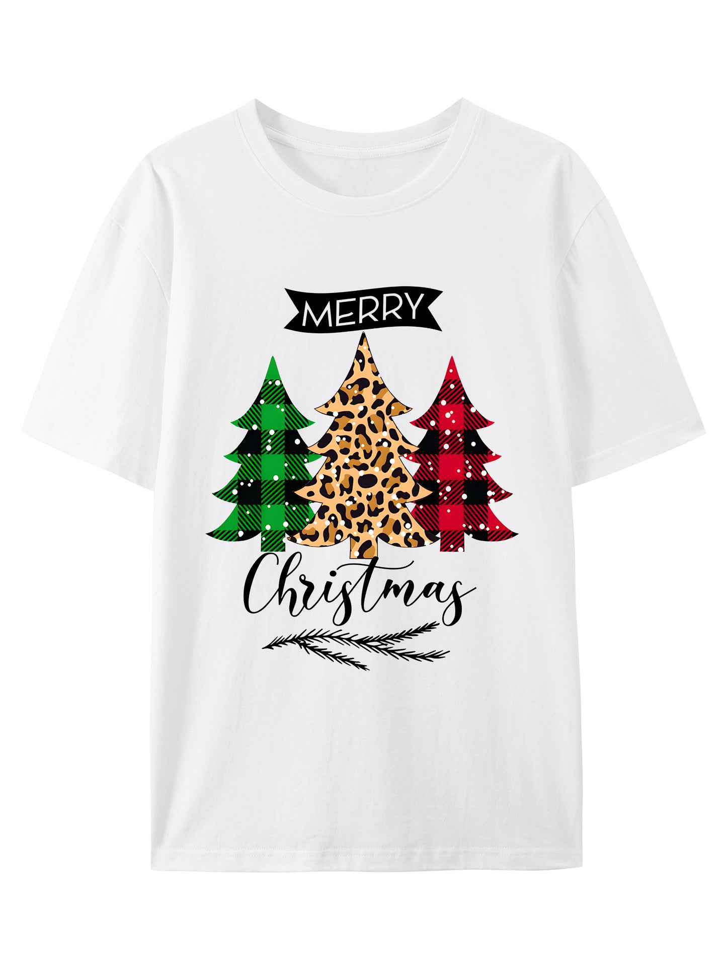 Merry Christmas Tree Shirt - Relaxed Fit, Full Size