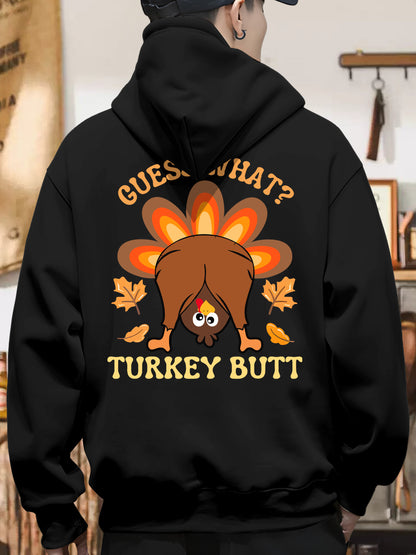 Thanksgiving Turkey Butt Shirt - Relaxed Fit, Full Size