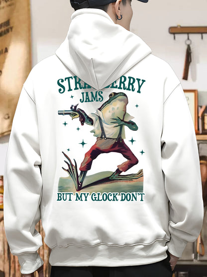 Strawberry Jams But My Glock Don't Vintage Graphic Shirt - Relaxed Fit, Full Size