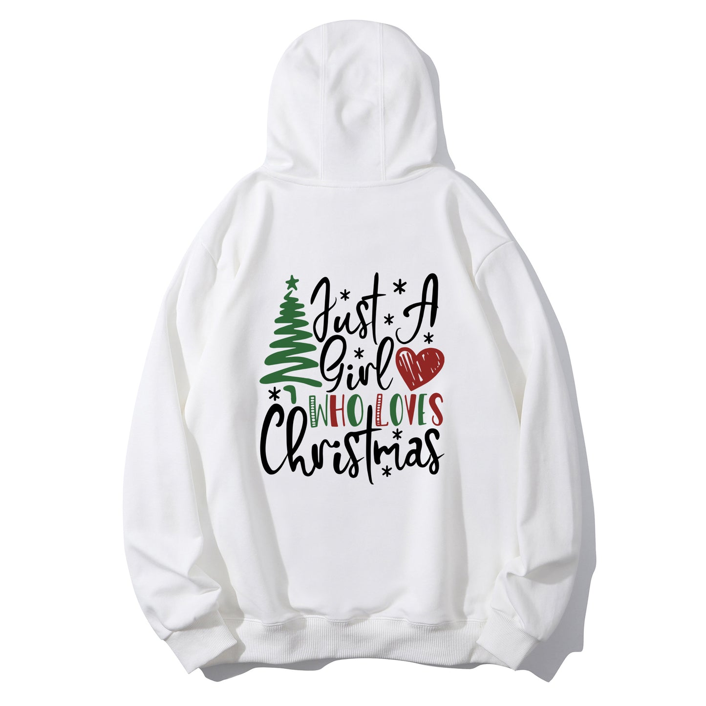 Just a Girl Who Loves Christmas Shirt - Relaxed Fit, Full Size