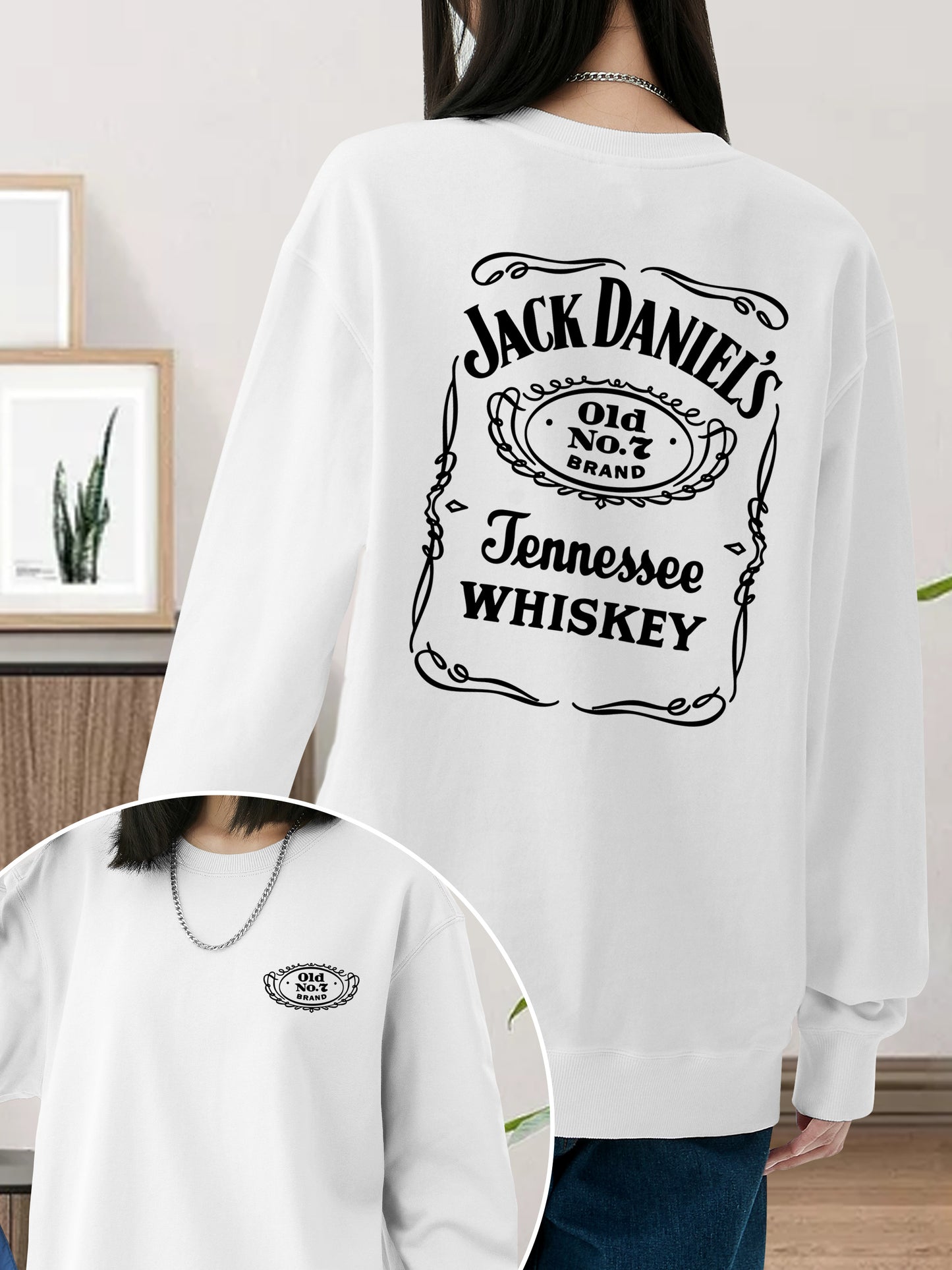 Jack Daniels Old No. 7 Label Shirt - Relaxed Fit, Full Size