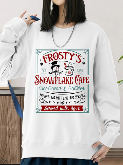 Frosty's Snowflake Cafe Shirt - Relaxed Fit, Full Size