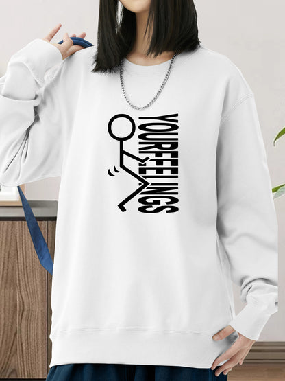 Feelings Stick Figure Shirt - Relaxed Fit, Full Size