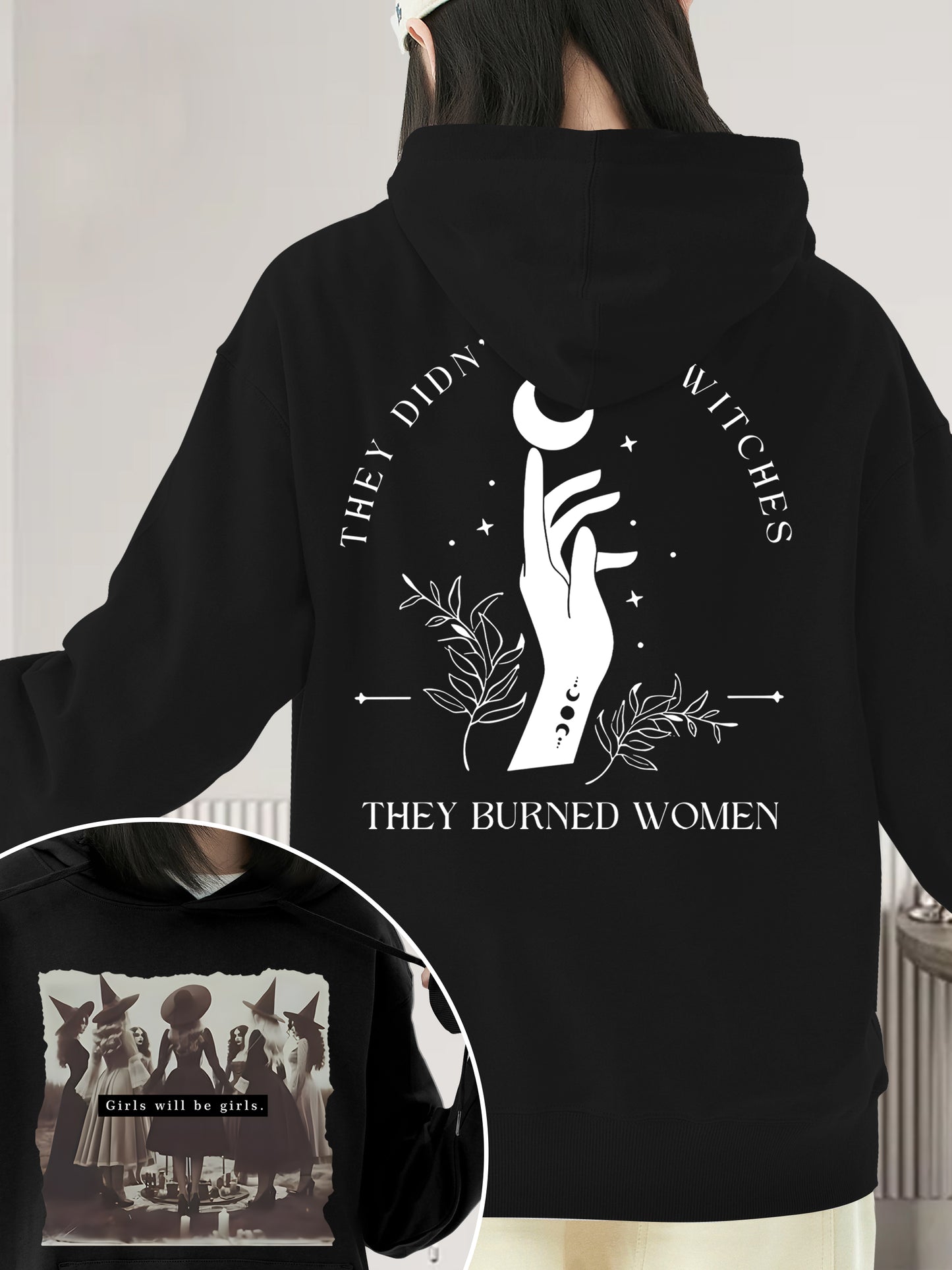 Feminist Witch They Didnt Burn Witches They Burned Shirt - Relaxed Fit, Full Size