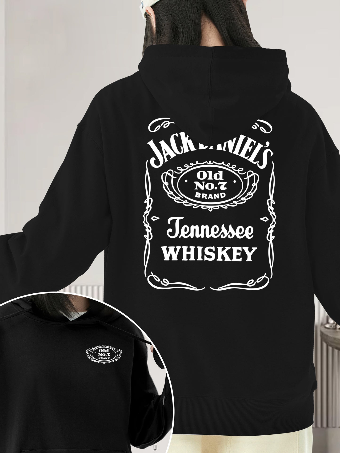 Jack Daniels Old No. 7 Label Shirt - Relaxed Fit, Full Size