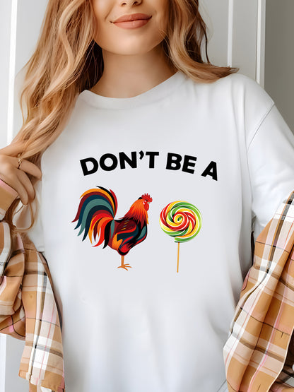 Slogan Graphic Shirt - Relaxed Fit, Full Size