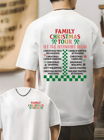 Family Christmas Tour Shirt - Relaxed Fit, Full Size