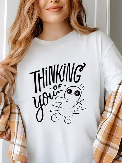 Whimsical Thinking Of You Shirt - Relaxed Fit, Full Size