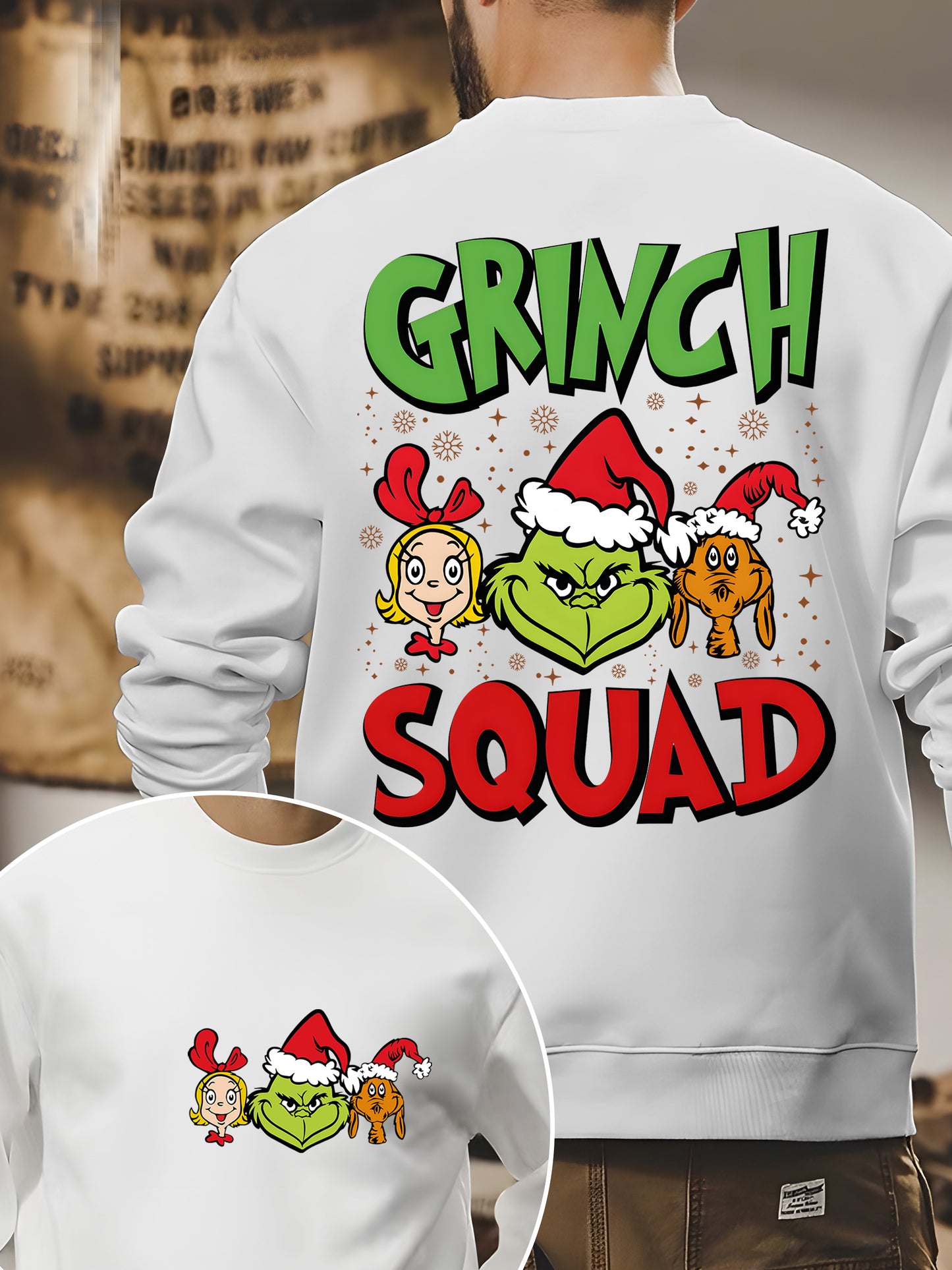 Grinch Squad Shirt - Relaxed Fit, Full Size