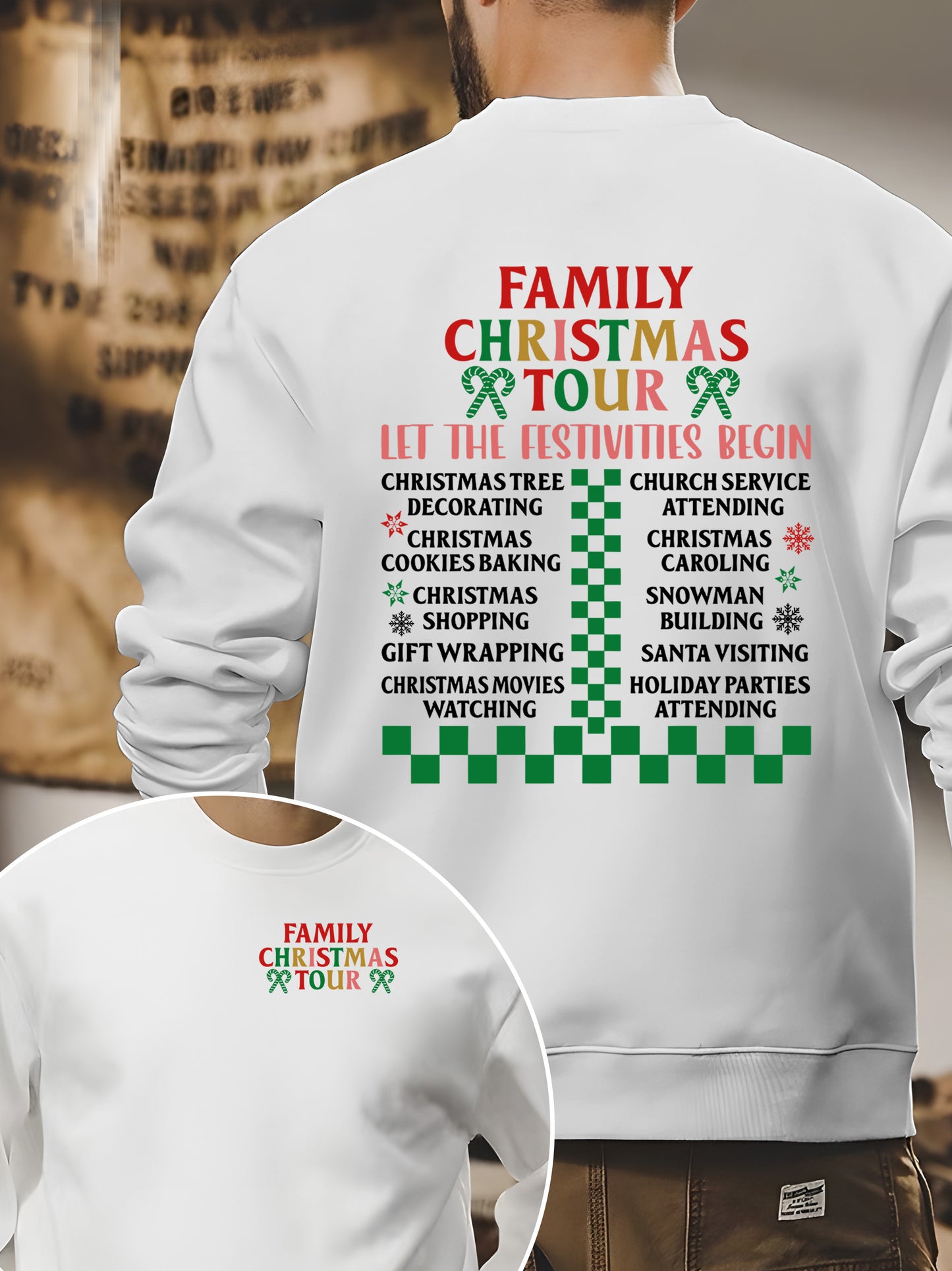 Family Christmas Tour Shirt - Relaxed Fit, Full Size