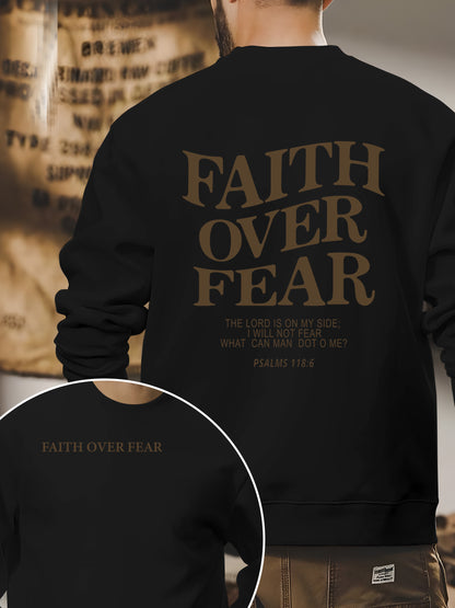 Faith Over Fear Shirt - Relaxed Fit, Full Size