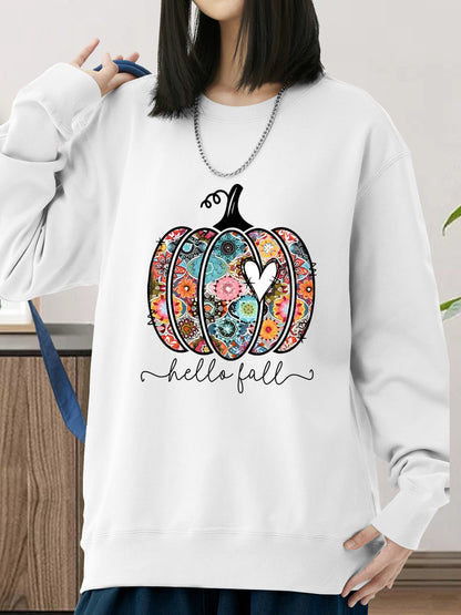 Halloween Skeleton & Letter Shirt - Relaxed Fit, Full Size