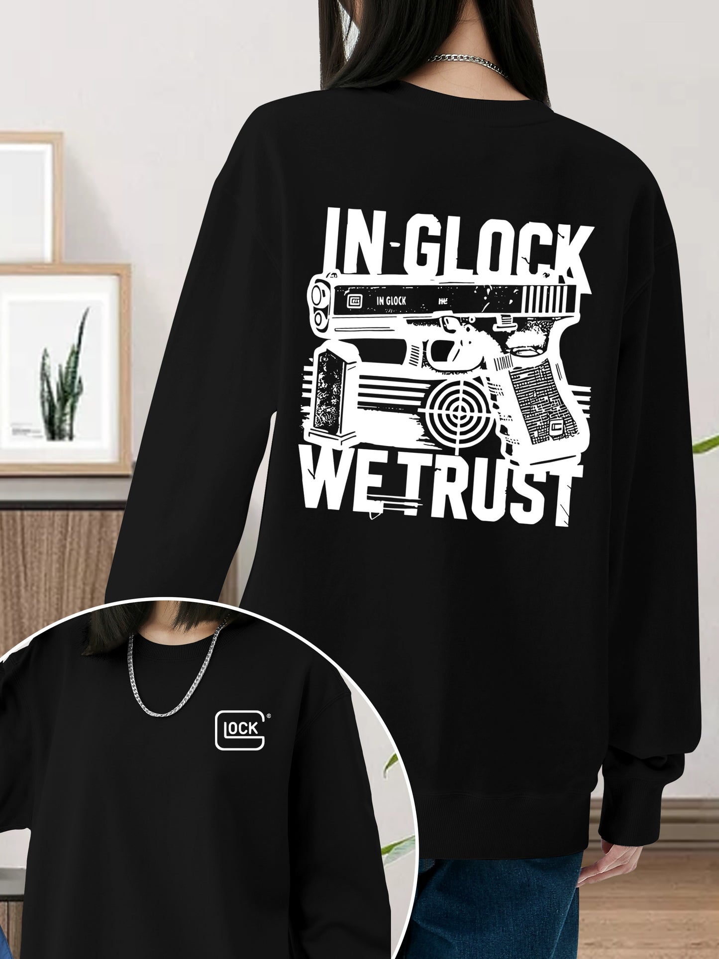 In Glock We Trust  Shirt - Relaxed Fit, Full Size