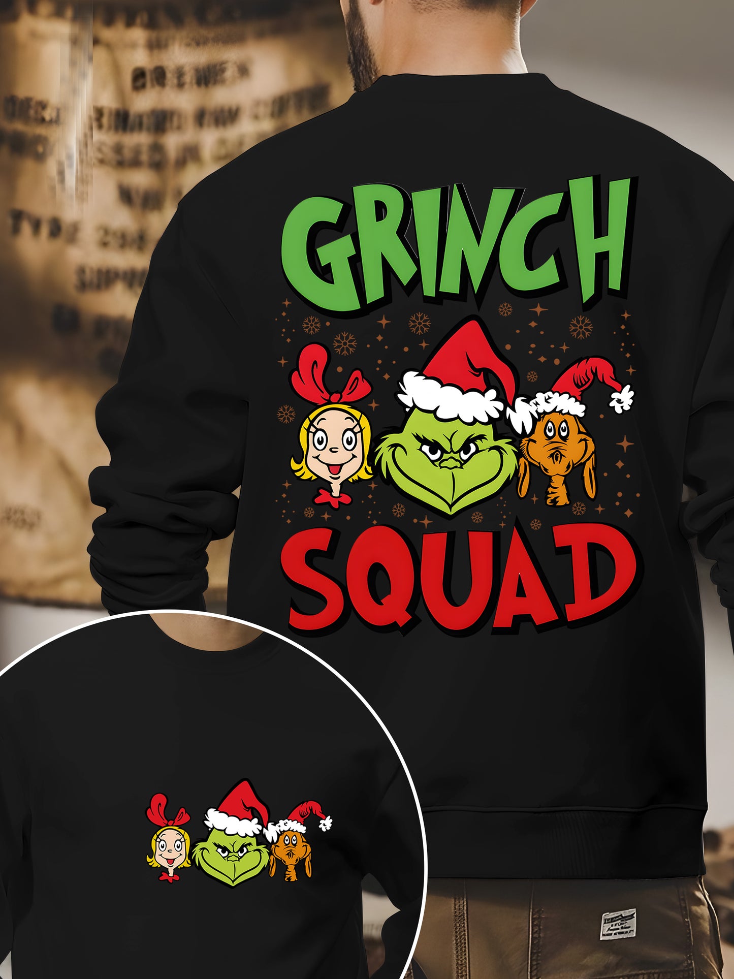 Grinch Squad Shirt - Relaxed Fit, Full Size