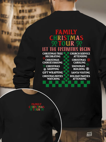 Family Christmas Tour Shirt - Relaxed Fit, Full Size