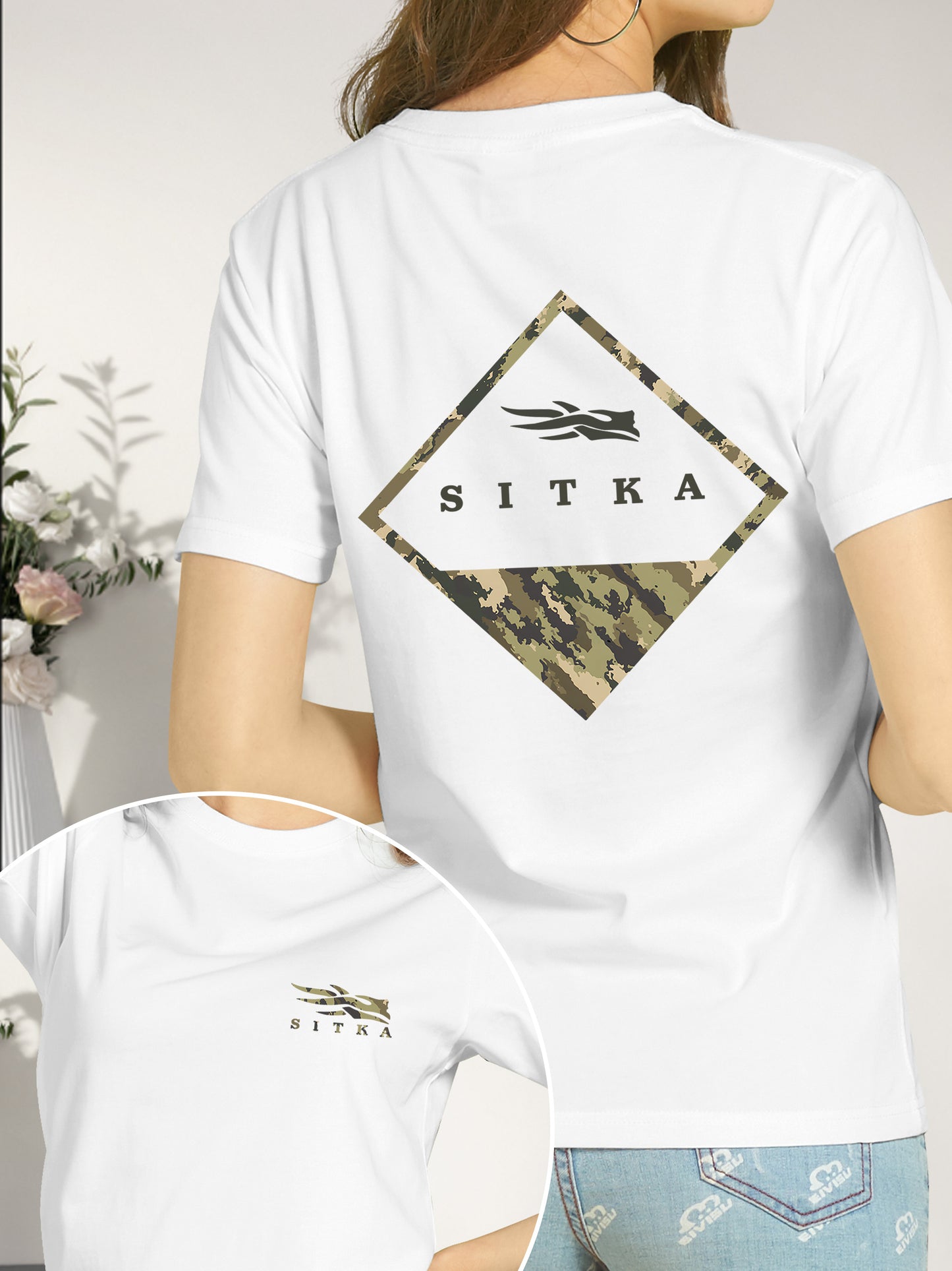 Sitka Camo Hunting Outfitters Shirt - Relaxed Fit, Full Size