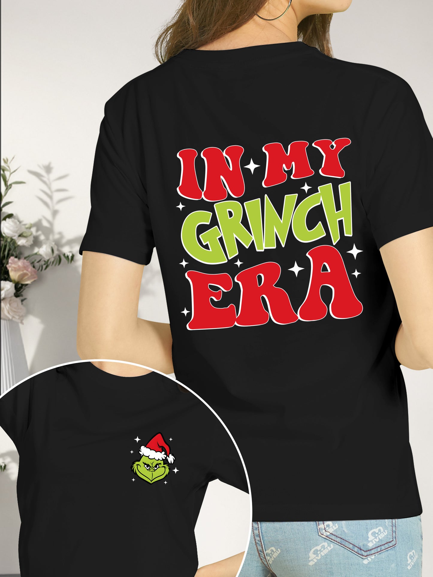 In My Grinch Era Christmas Shirt - Relaxed Fit, Full Size