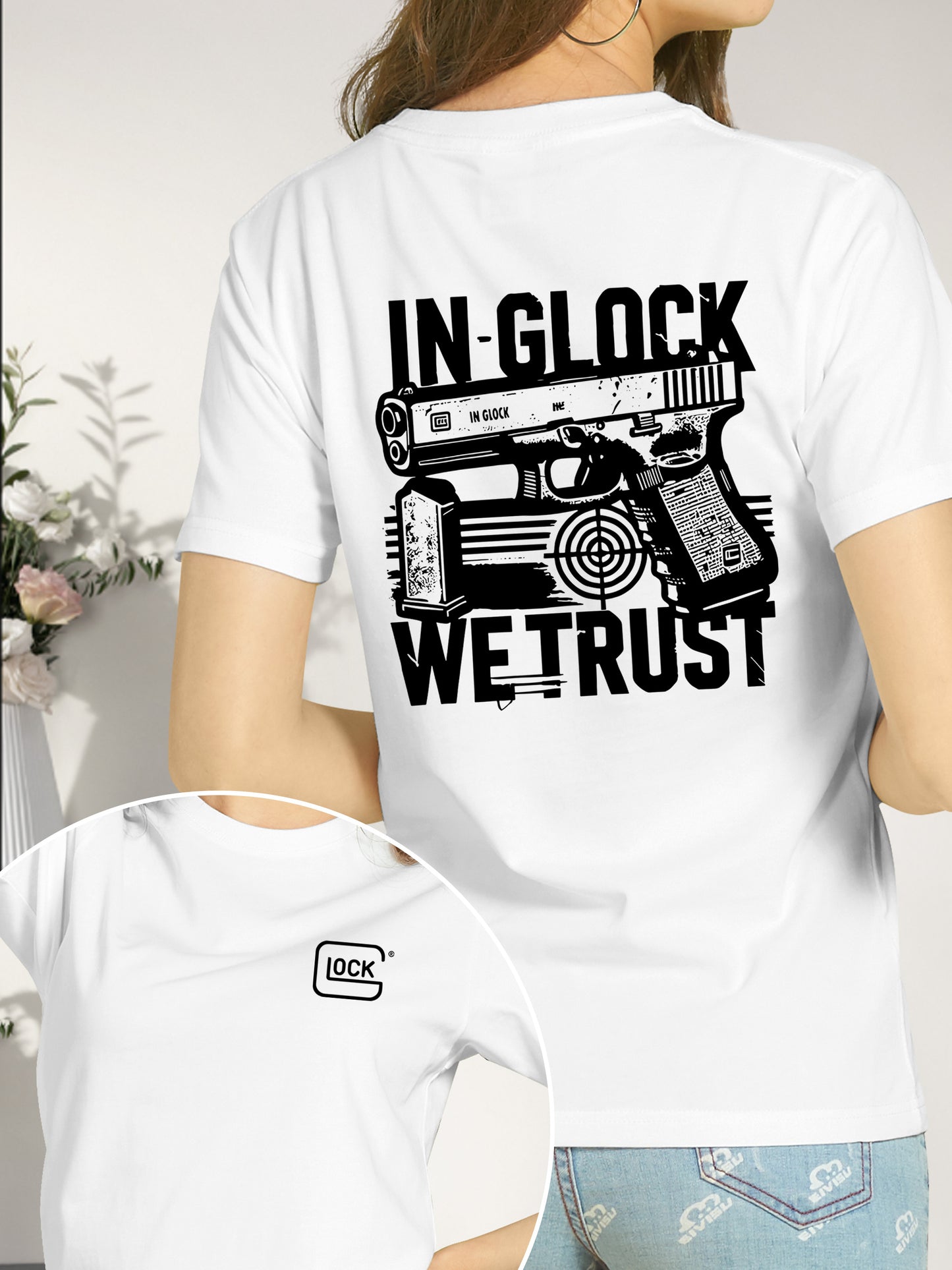 In Glock We Trust  Shirt - Relaxed Fit, Full Size