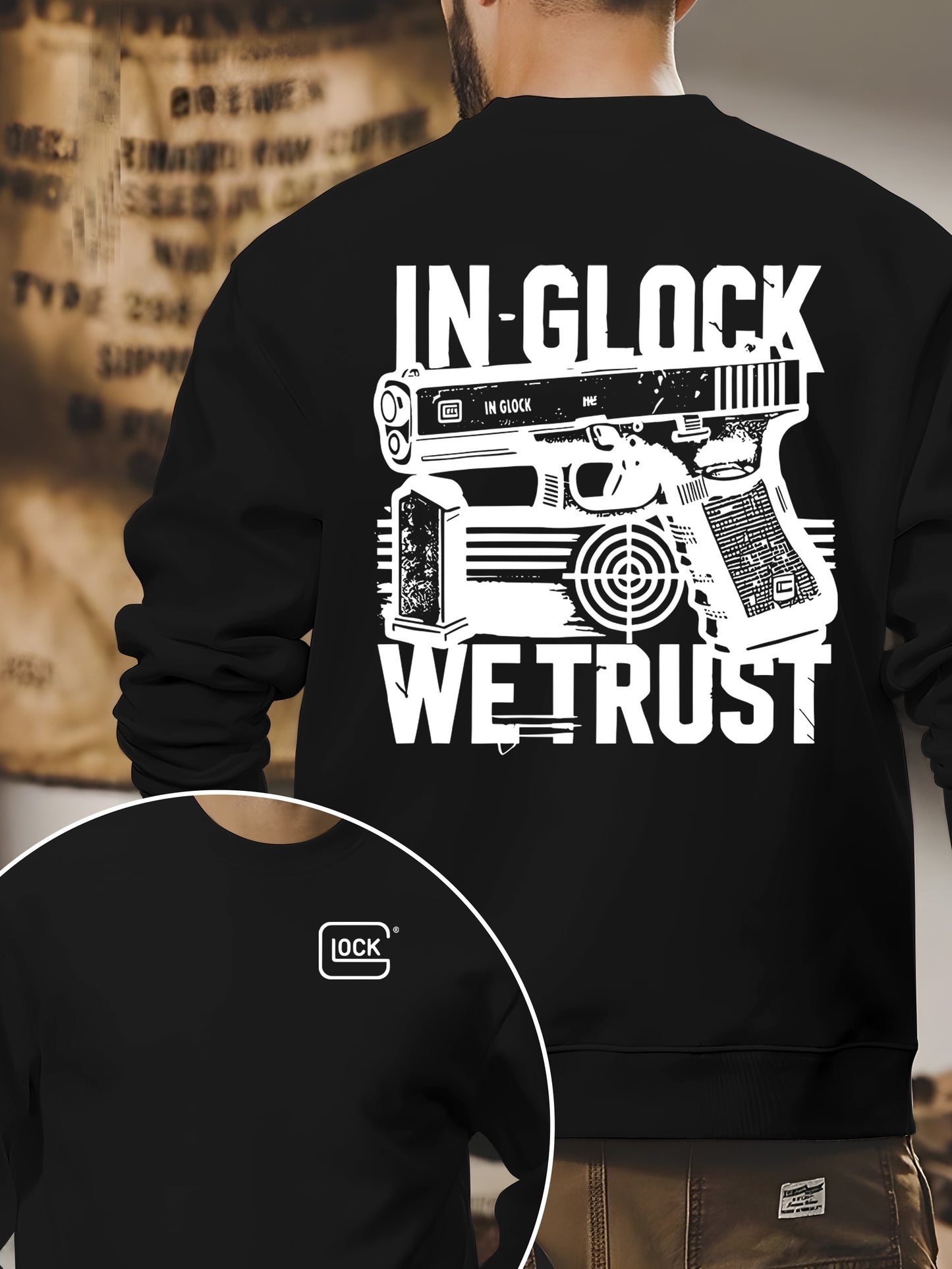 In Glock We Trust  Shirt - Relaxed Fit, Full Size