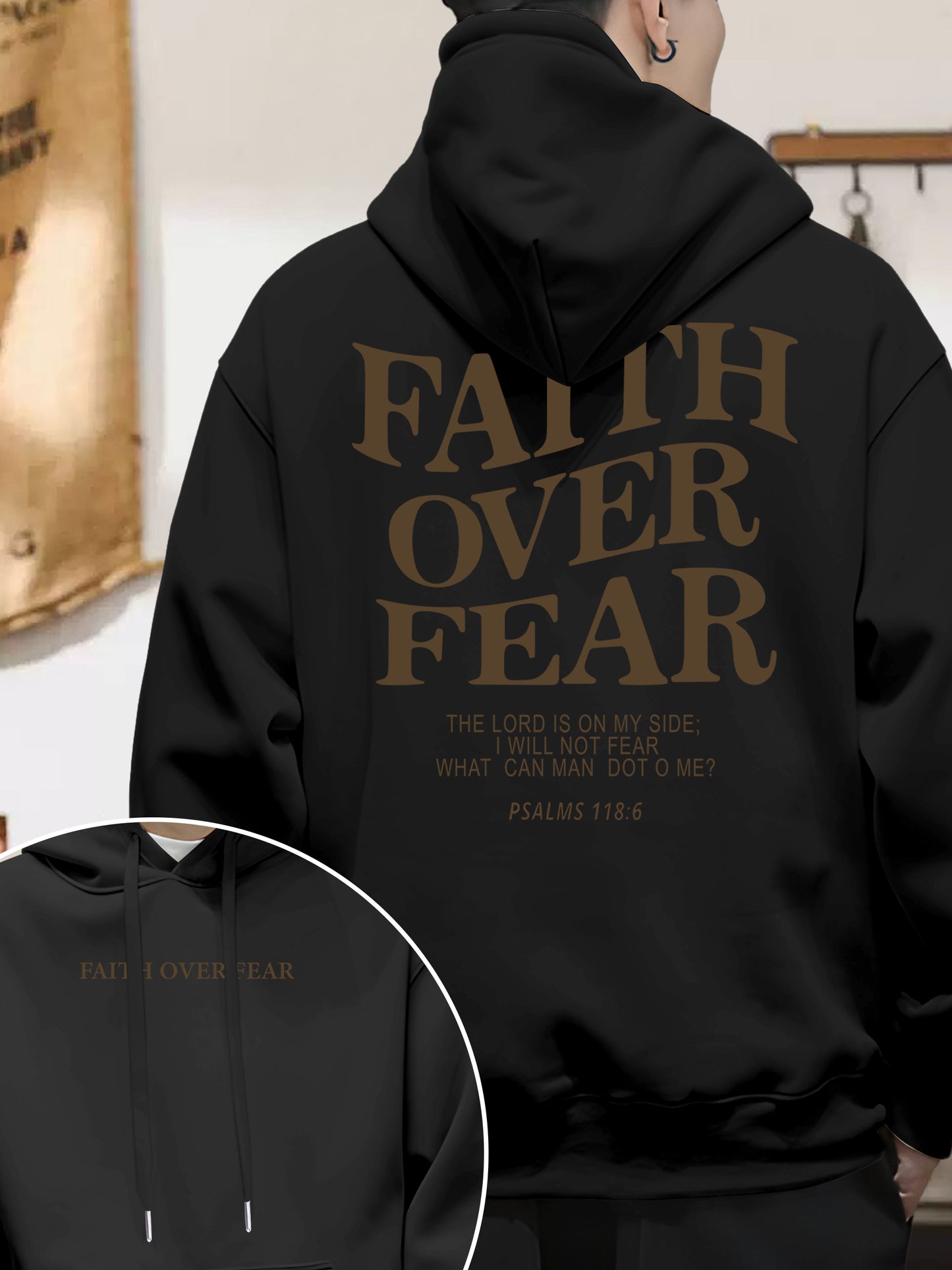 Faith Over Fear Shirt - Relaxed Fit, Full Size