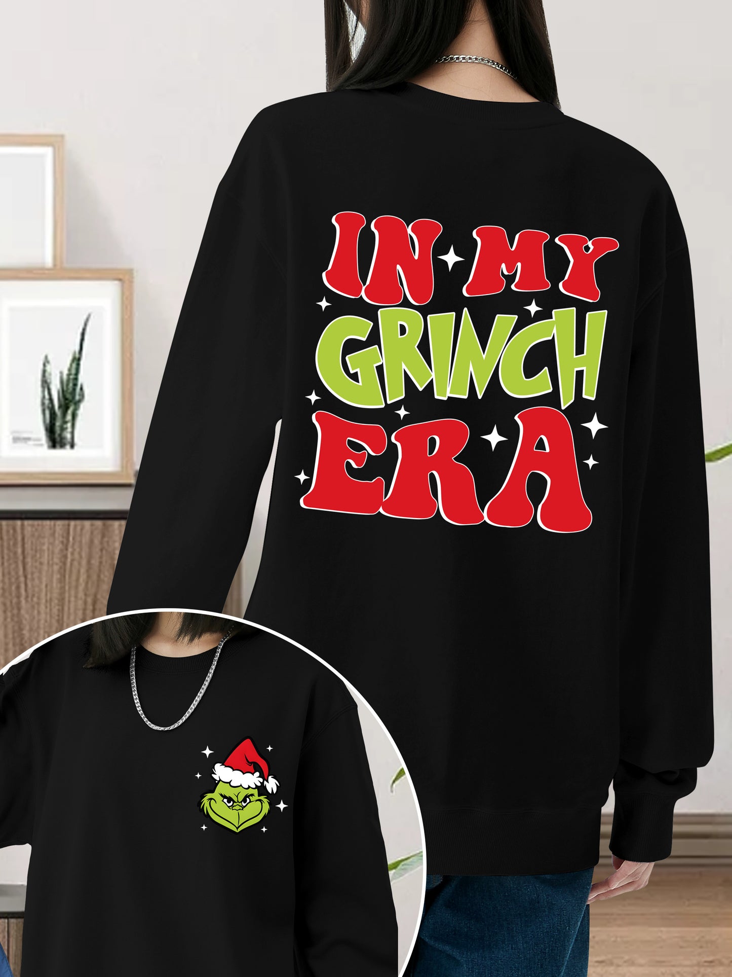 In My Grinch Era Christmas Shirt - Relaxed Fit, Full Size