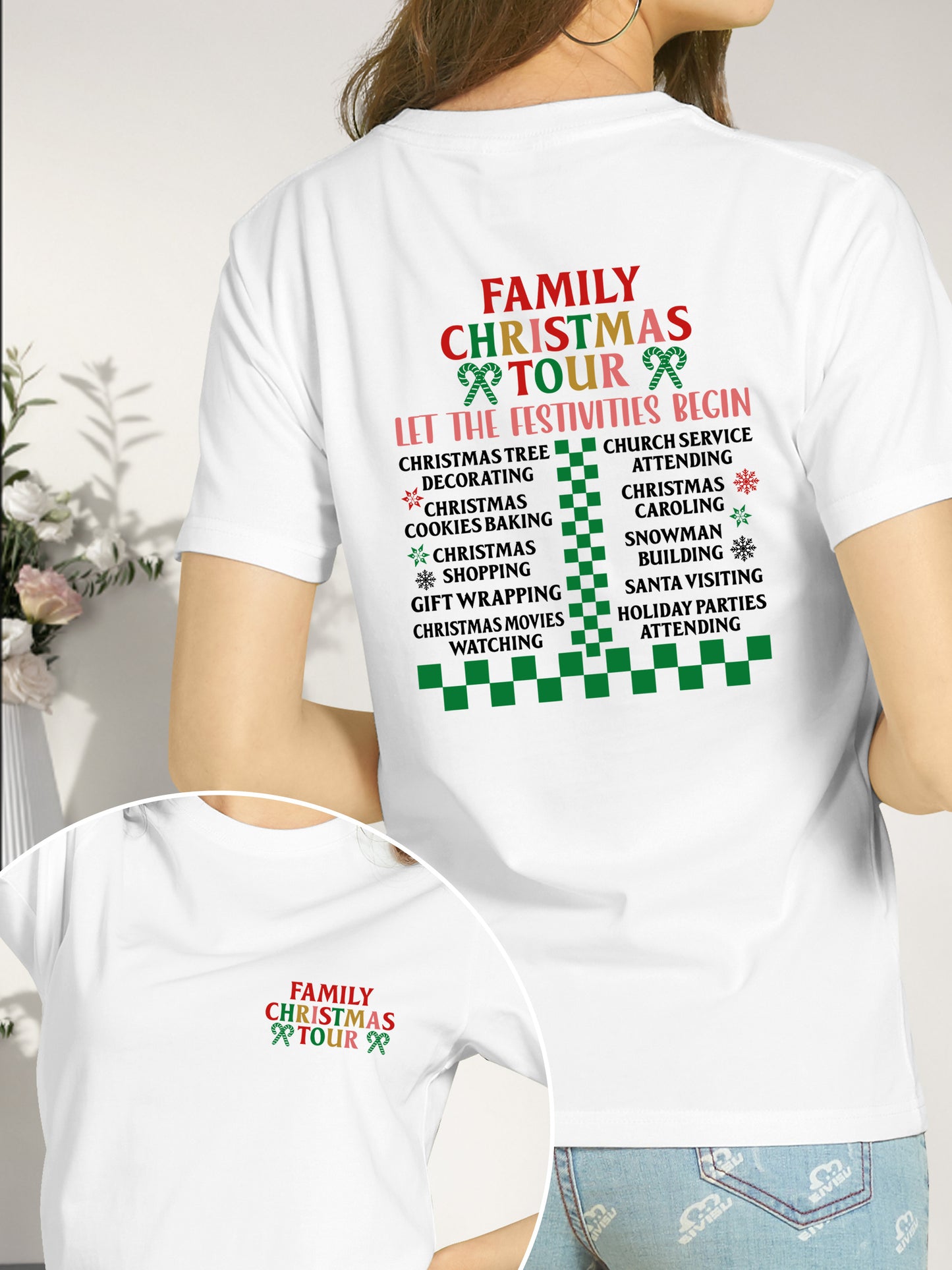 Family Christmas Tour Shirt - Relaxed Fit, Full Size