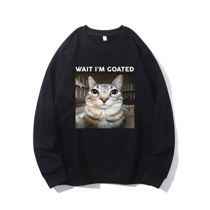 WAIT I'M GOATED Shirt - Relaxed Fit, Full Size