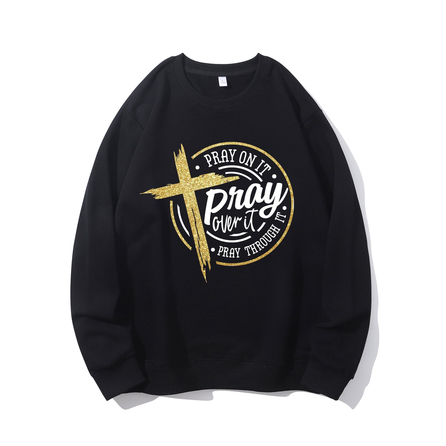 Pray with Cross Shirt - Relaxed Fit, Full Size