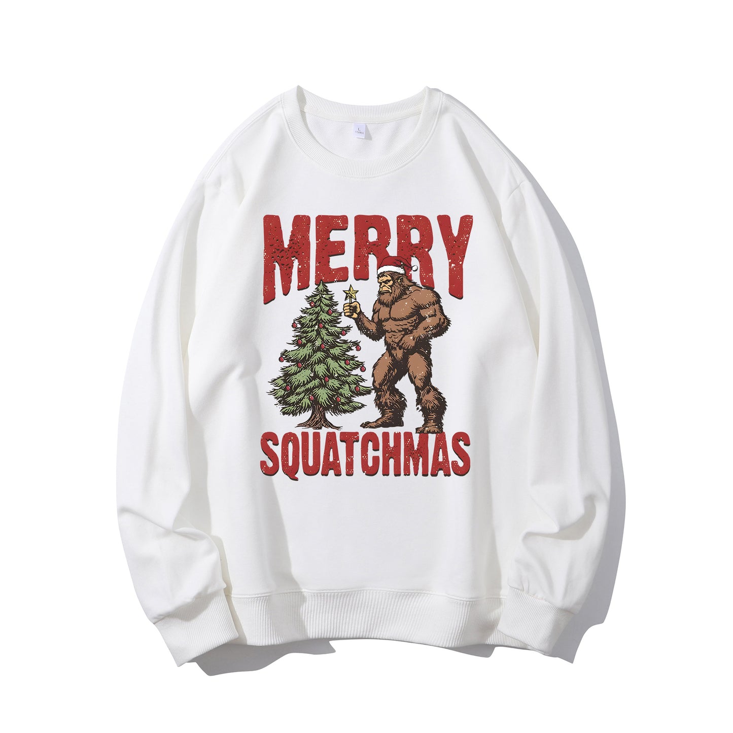 Funny Bigfoot Christmas Shirt - Relaxed Fit, Full Size