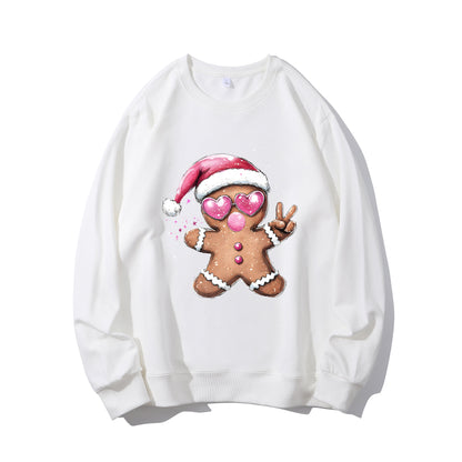 Bubble Gum Gingerbread Christmas Shirt - Relaxed Fit, Full Size