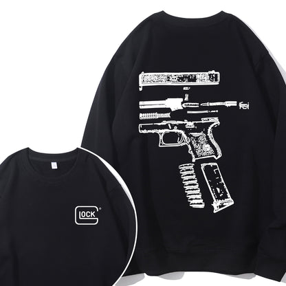 In Glock We Trust Double Side Black Version Shirt - Relaxed Fit, Full Size