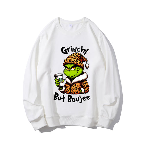 Grinchy but Boujee Christmas Shirt - Relaxed Fit, Full Size