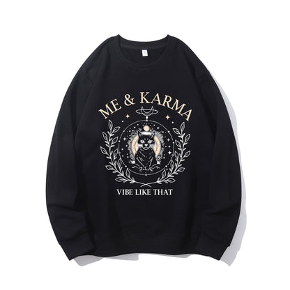 Me & Karma Cat Shirt - Relaxed Fit, Full Size