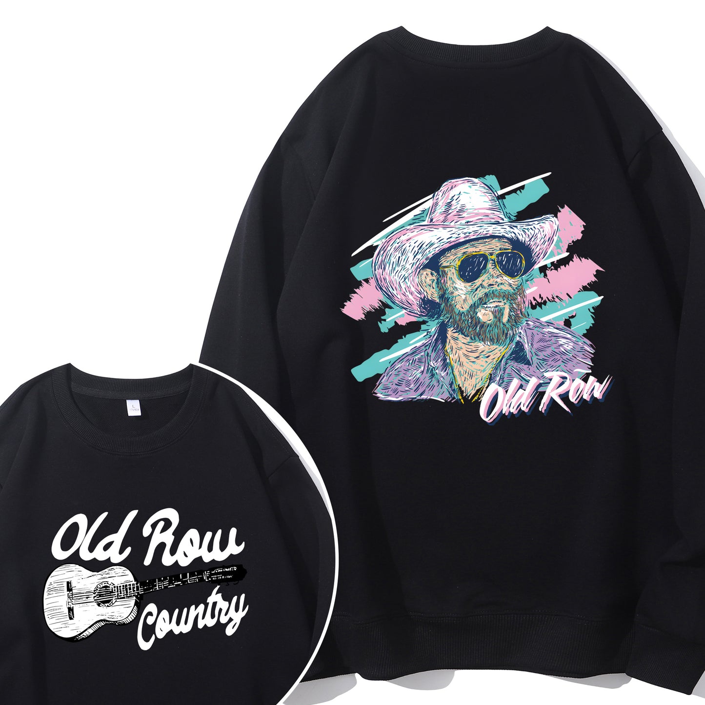 Vintage Hank Williams Jr X Old Row Outdoors 80s Shirt - Relaxed Fit, Full Size