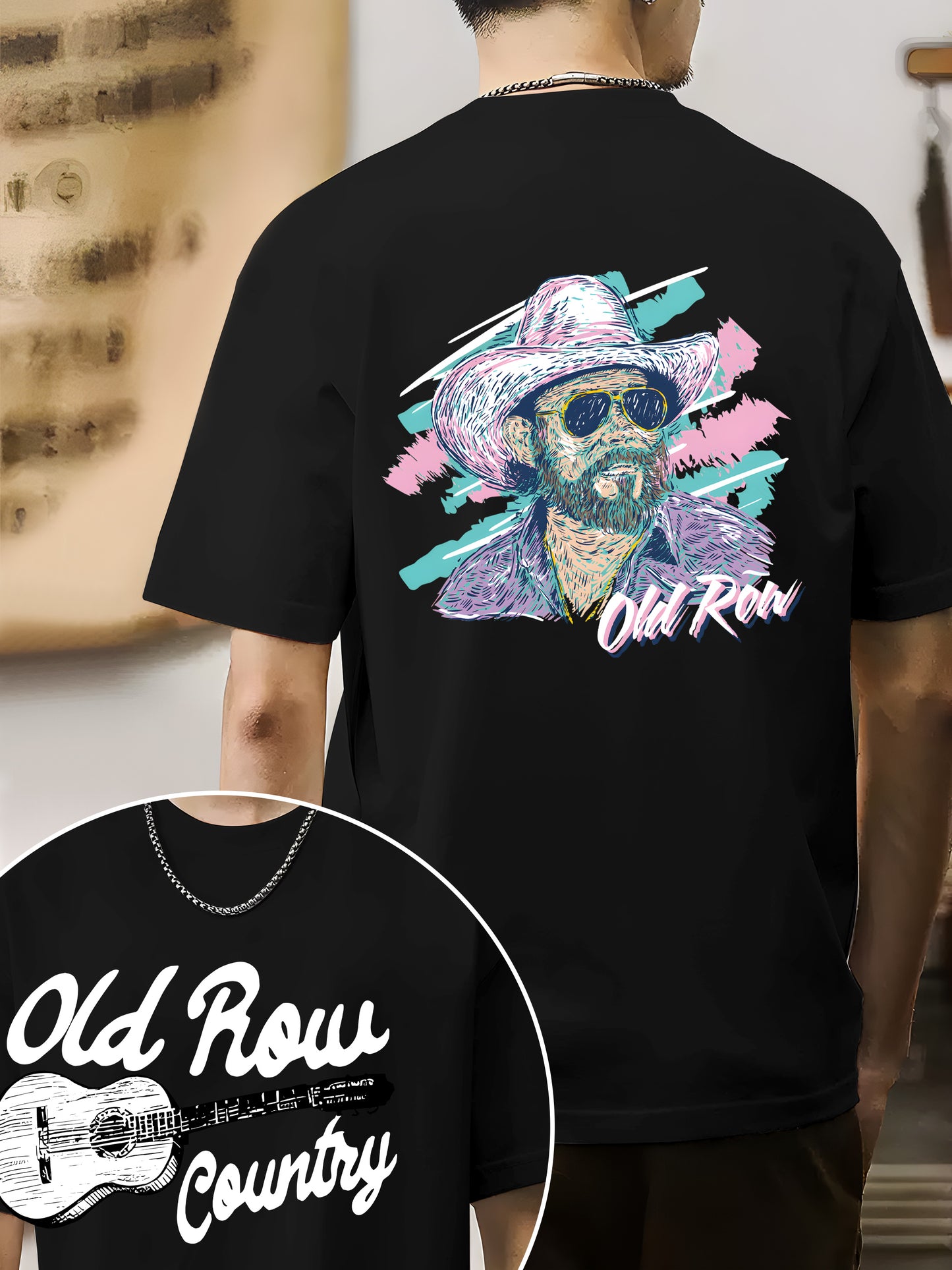 Vintage Hank Williams Jr X Old Row Outdoors 80s Shirt - Relaxed Fit, Full Size