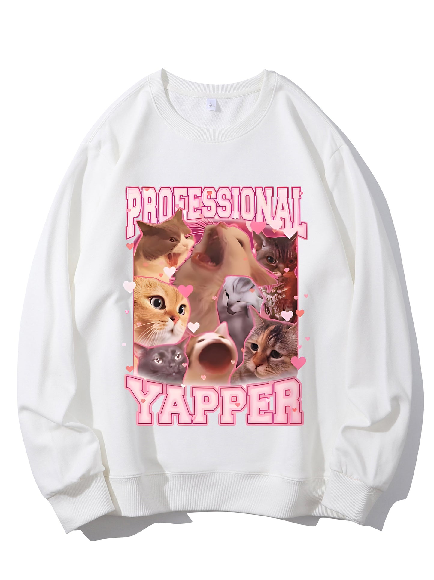 Professional Yapper Cats Meme Shirt - Relaxed Fit, Full Size