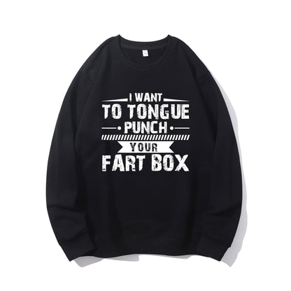 I WANT TO TONGUE PUNCH Shirt - Relaxed Fit, Full Size