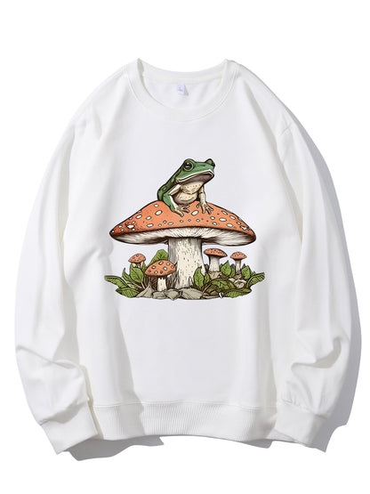 Frog & Mushroom Shirt - Relaxed Fit, Full Size