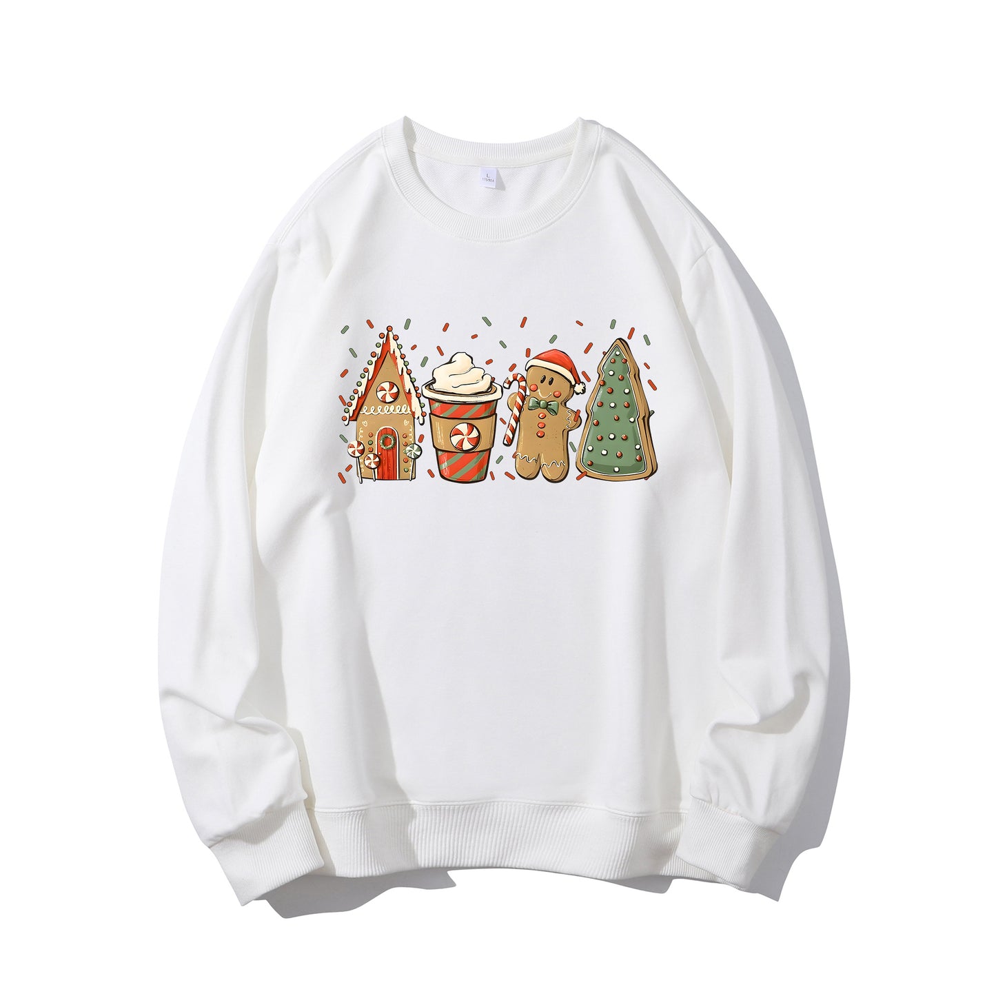 Gingerbread Christmas Coffee Shirt - Relaxed Fit, Full Size