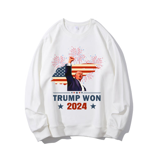 Trump Won 2024 President 47th Of White House Donald Trump Shirt - Relaxed Fit, Full Size