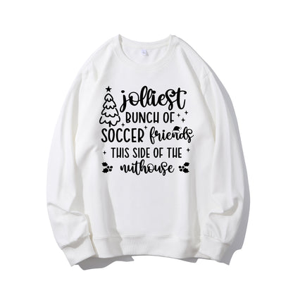 Family Christmas . Funny Xmas Soccer Squad Shirt - Relaxed Fit, Full Size