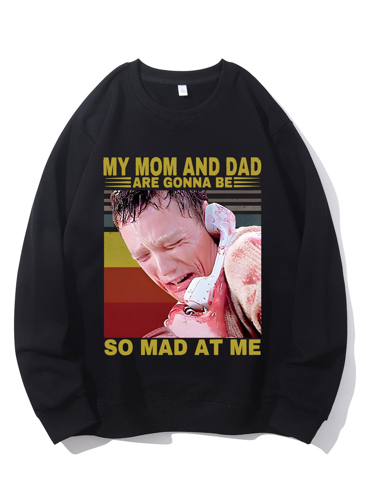 Scream My Mom And Dad Are Gonna Be So Mad At Me Shirt - Relaxed Fit, Full Size