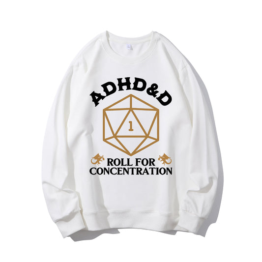 ADHD&D Roll for Concentration Shirt - Relaxed Fit, Full Size