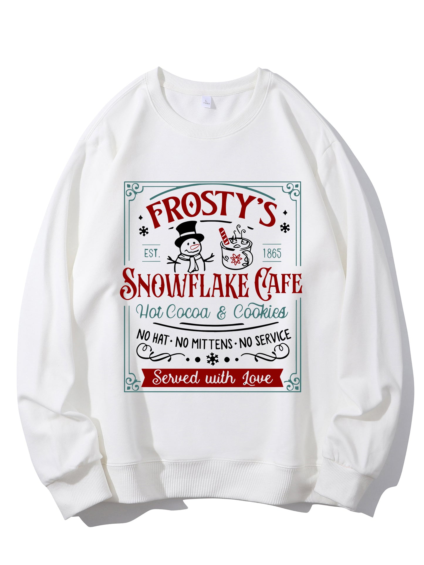 Frosty's Snowflake Cafe Shirt - Relaxed Fit, Full Size