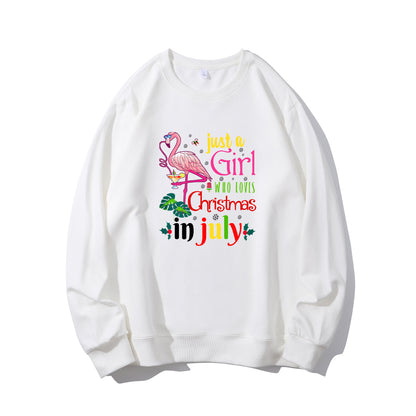 Just A Girl Who Loves Christmas In July Shirt - Relaxed Fit, Full Size