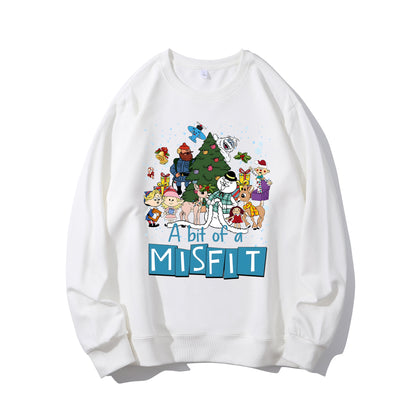 A Bit Of Misfit Rud0Iph The Red N0sed Reindeer Christmas Shirt - Relaxed Fit, Full Size