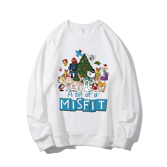 A Bit Of Misfit Rud0Iph The Red N0sed Reindeer Christmas Shirt - Relaxed Fit, Full Size