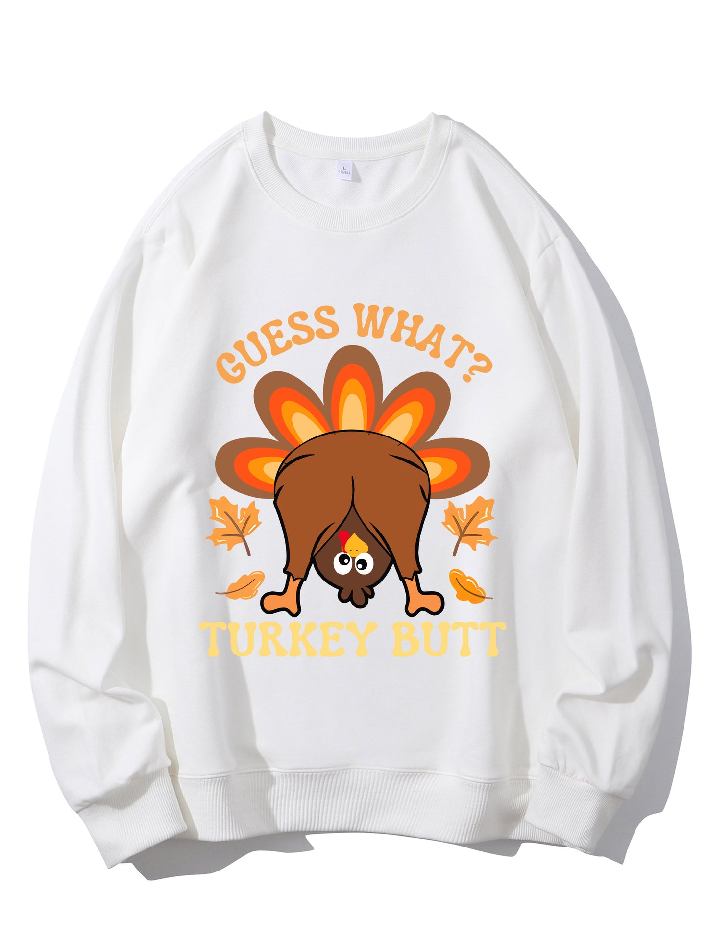 Thanksgiving Turkey Butt Shirt - Relaxed Fit, Full Size