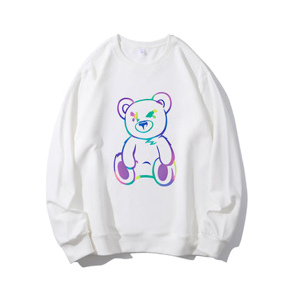 Cartoon Bear Shirt - Relaxed Fit, Full Size