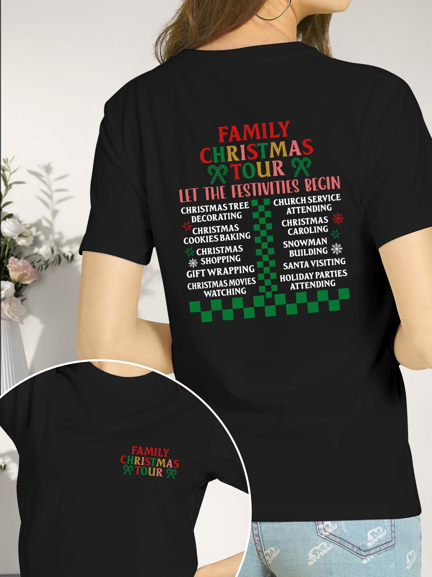 Family Christmas Tour Shirt - Relaxed Fit, Full Size